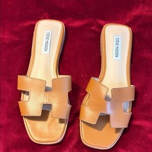 Steve Madden Camel Slide Sandals for Women